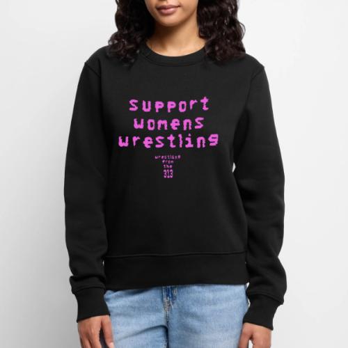 Support Womens Wrestling - Women's Premium Slim Fit Sweatshirt