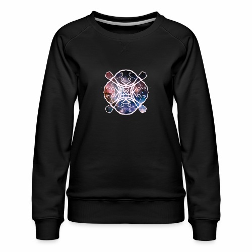 Space design - Women's Premium Slim Fit Sweatshirt