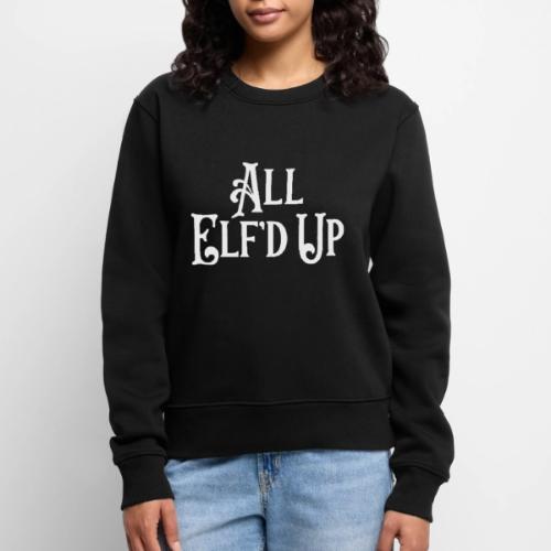 All Elf'd Up in White - Women's Premium Slim Fit Sweatshirt