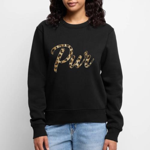 Pur Script - Women's Premium Slim Fit Sweatshirt