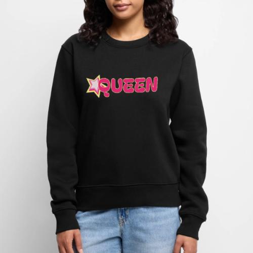 queen high resolution logo transparent 1 - Women's Premium Slim Fit Sweatshirt