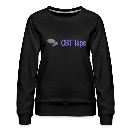 CBT Tape - Women's Premium Slim Fit Sweatshirt