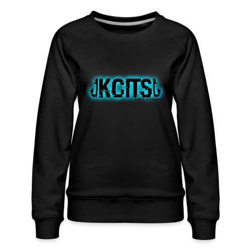 Kcits.stream Basic Logo - Women's Premium Slim Fit Sweatshirt