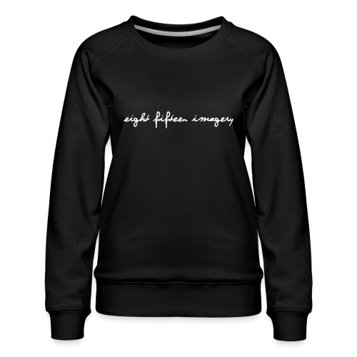 efi white - Women's Premium Slim Fit Sweatshirt