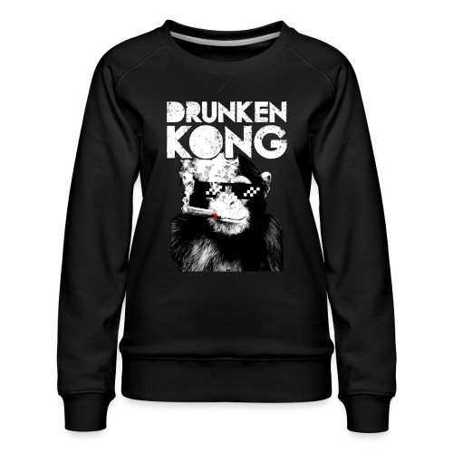 DrunkenKong - Women's Premium Slim Fit Sweatshirt