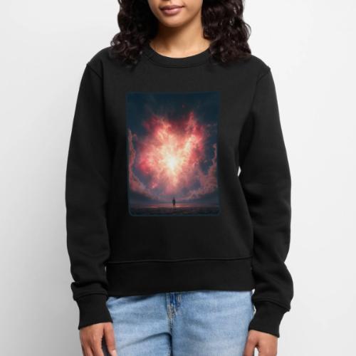 Supernova Sky Sci-Fi Artwork - Women's Premium Slim Fit Sweatshirt