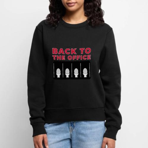 Back to the Office Satire Design - Women's Premium Slim Fit Sweatshirt