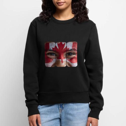 Proudly Canadian - Women's Premium Slim Fit Sweatshirt