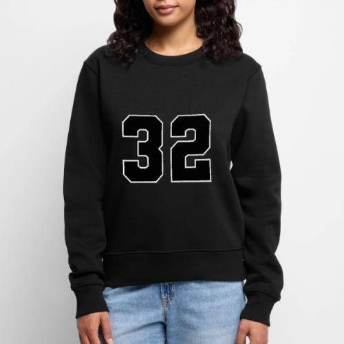Varsity Number 32 Athletic Design - Women's Premium Slim Fit Sweatshirt