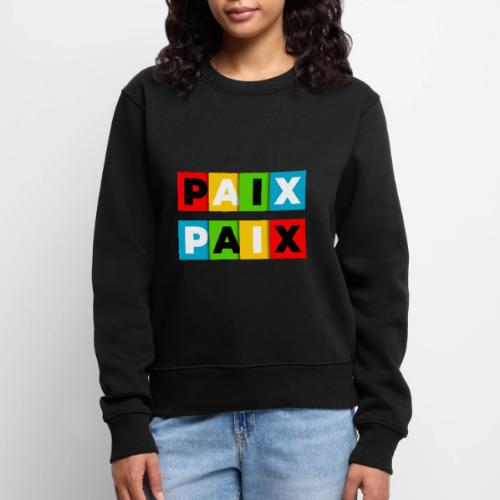 Peace in Colour - Women's Premium Slim Fit Sweatshirt