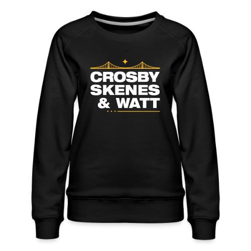 Crosby Skenes & Watt - Women's Premium Slim Fit Sweatshirt