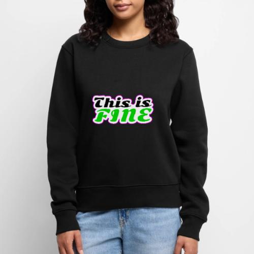 This Is Fine Balance - Women's Premium Slim Fit Sweatshirt