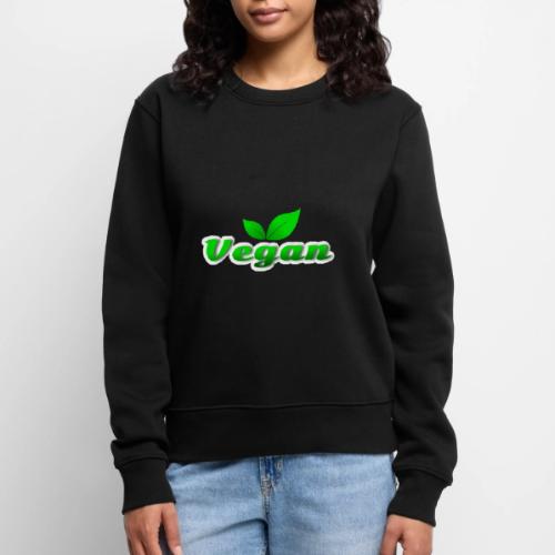 Pure Vegan Leaves - Women's Premium Slim Fit Sweatshirt