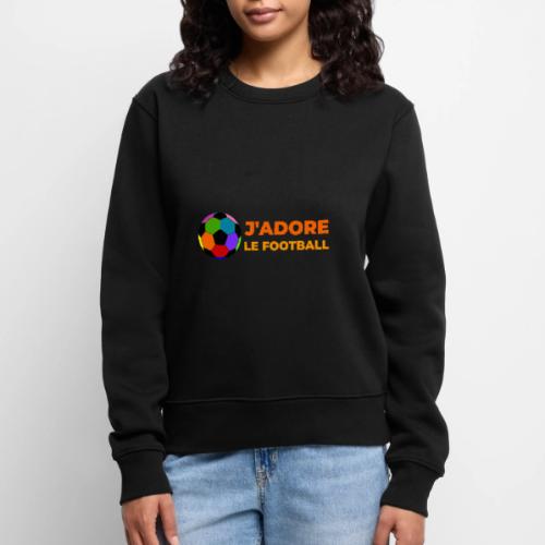 I love football - Women's Premium Slim Fit Sweatshirt