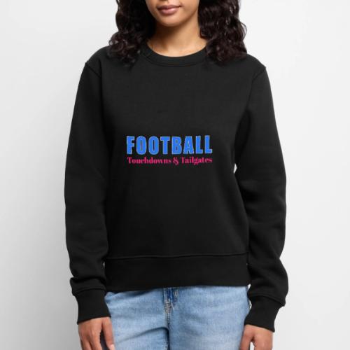 Football Touchdowns & Tailgates Design - Women's Premium Slim Fit Sweatshirt