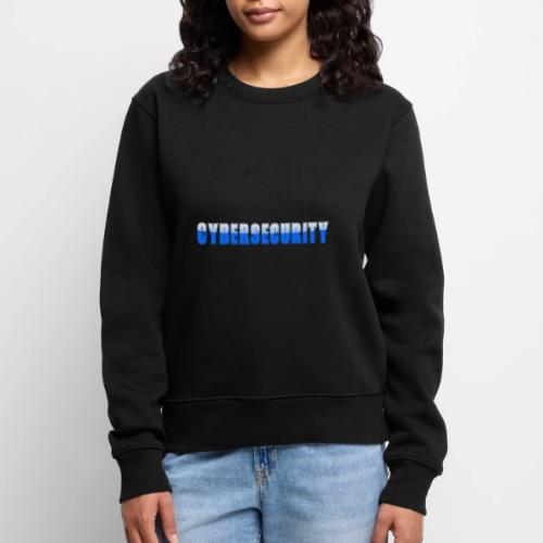 Cybersecurity Word Art Design - Women's Premium Slim Fit Sweatshirt