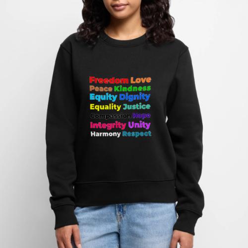 Words of Light - Women's Premium Slim Fit Sweatshirt