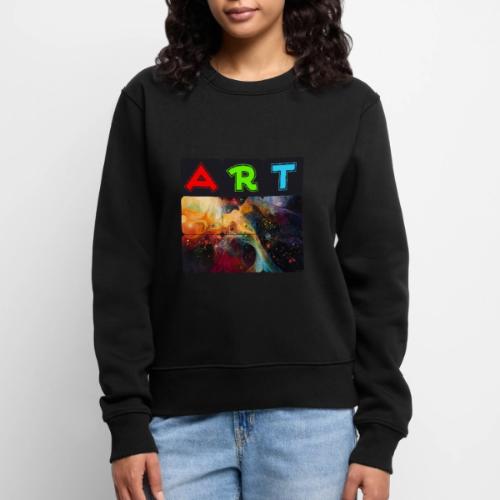 Waves of Art - Women's Premium Slim Fit Sweatshirt