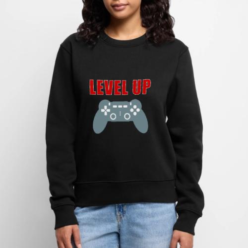Level Up Gamer Controller Apparel - Women's Premium Slim Fit Sweatshirt