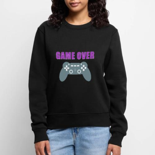 Game Over Gamer Controller Design - Women's Premium Slim Fit Sweatshirt