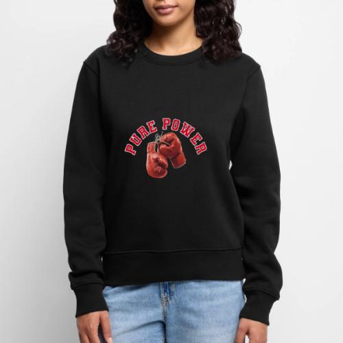 Boxing: Pure Power Punch - Women's Premium Slim Fit Sweatshirt