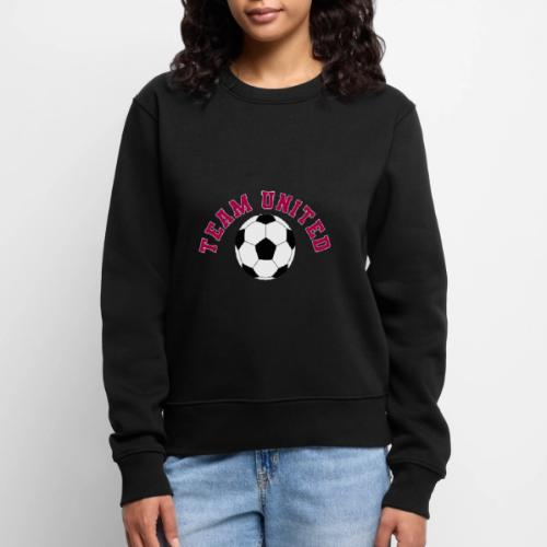 Team United Soccer Ball Sports Design - Women's Premium Slim Fit Sweatshirt