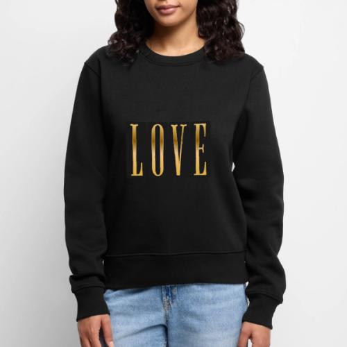 Golden Love - Women's Premium Slim Fit Sweatshirt