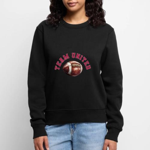 Team United American Football Design - Women's Premium Slim Fit Sweatshirt