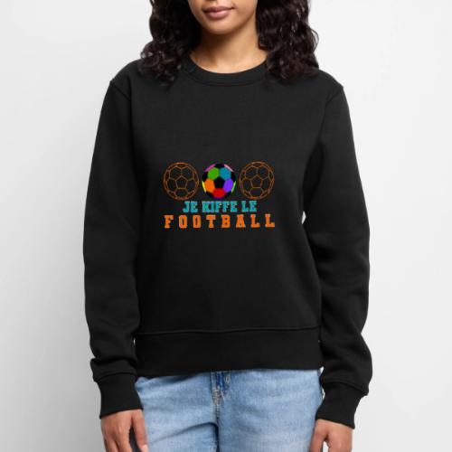 I love football - Women's Premium Slim Fit Sweatshirt