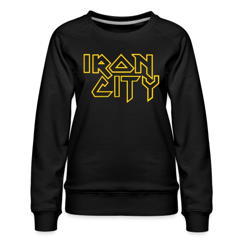 iron city3 - Women's Premium Slim Fit Sweatshirt