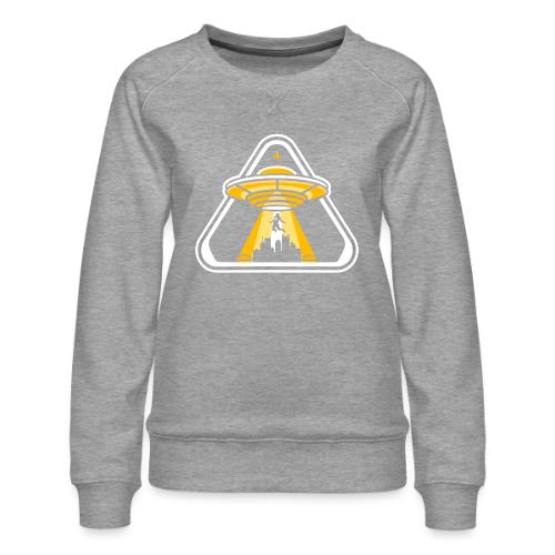 Visiting from Another Planet 90 - Women's Premium Slim Fit Sweatshirt