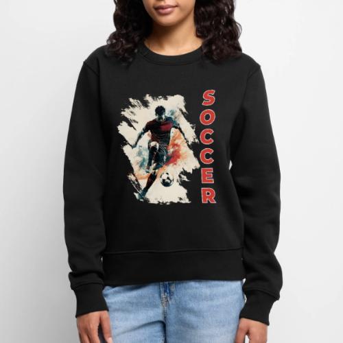 Soccer Blaze - Women's Premium Slim Fit Sweatshirt