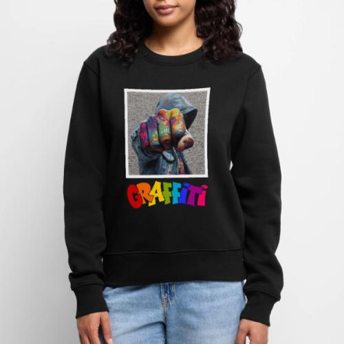 Graffiti: Urban Expression - Women's Premium Slim Fit Sweatshirt