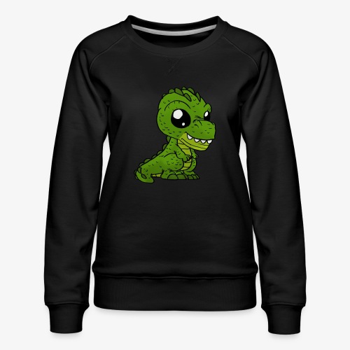 Dinosaur - Women's Premium Slim Fit Sweatshirt