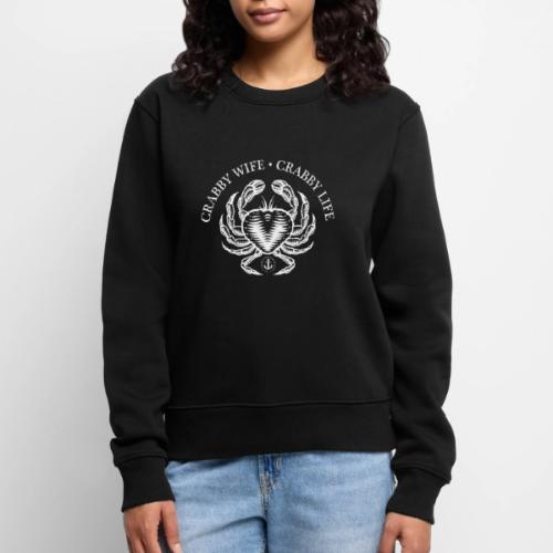 Crabby wife Crabby Life - Women's Premium Slim Fit Sweatshirt