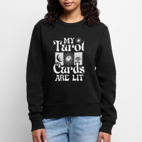 My Tarot Cards are Lit - Women's Premium Slim Fit Sweatshirt