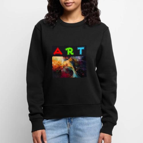 Waves of Art - Women's Premium Slim Fit Sweatshirt