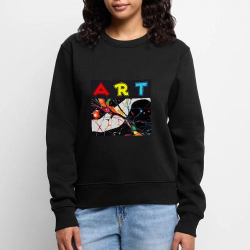 Art in Motion: Color Unleashed - Women's Premium Slim Fit Sweatshirt