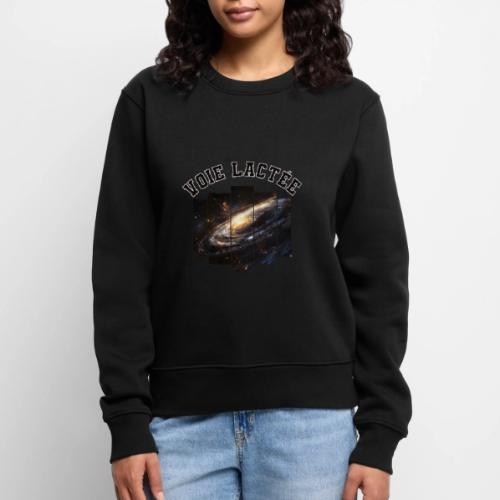 The Milky Way: A Visual Tribute - Women's Premium Slim Fit Sweatshirt