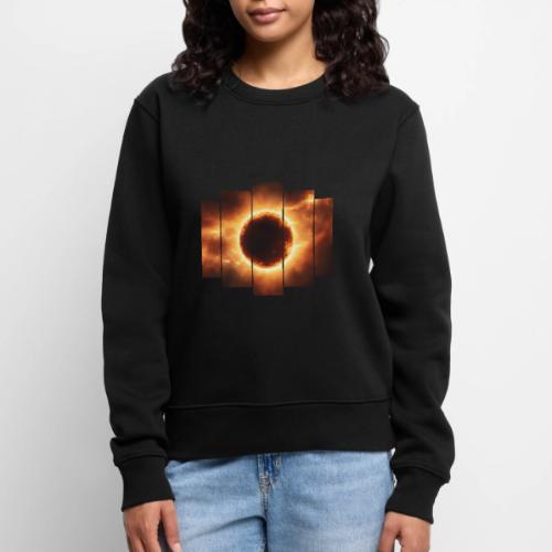Eclipse Beyond Worlds - Women's Premium Slim Fit Sweatshirt