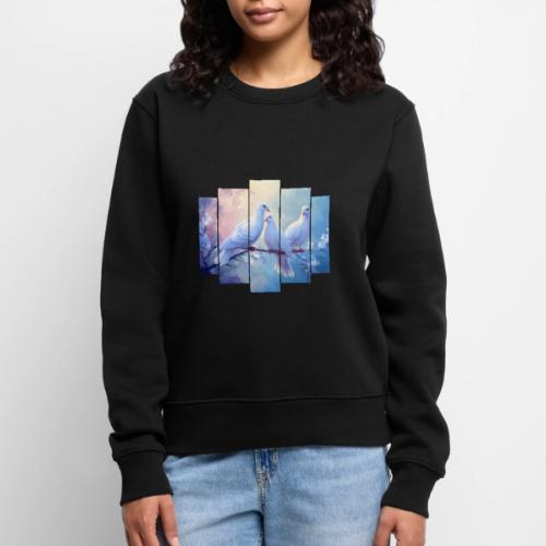 Symbols of Peace and Serenity - Women's Premium Slim Fit Sweatshirt