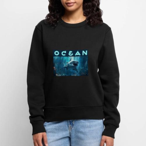 Ocean: Predator's Domain - Women's Premium Slim Fit Sweatshirt