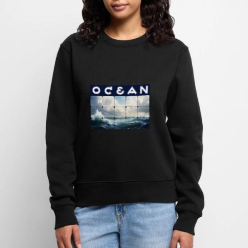 Ocean: Waves of Fury - Women's Premium Slim Fit Sweatshirt