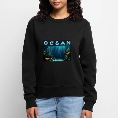 Ocean: Rainbow Reef Life - Women's Premium Slim Fit Sweatshirt