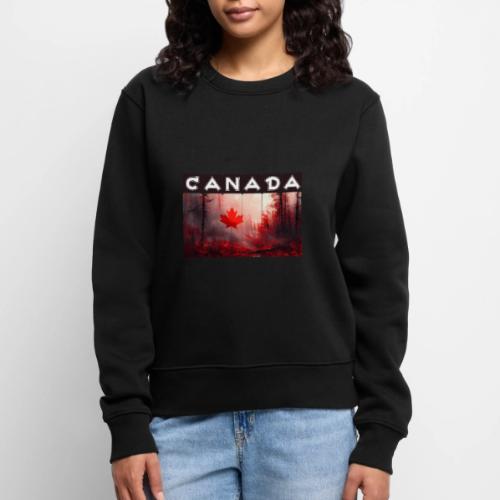 Canada Nature Vibes - Women's Premium Slim Fit Sweatshirt