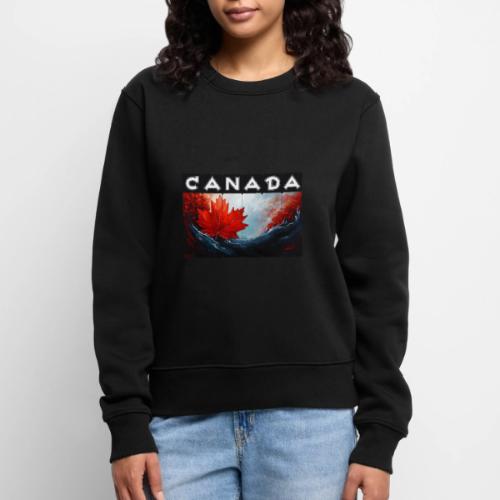 Canada Icon in Color - Women's Premium Slim Fit Sweatshirt
