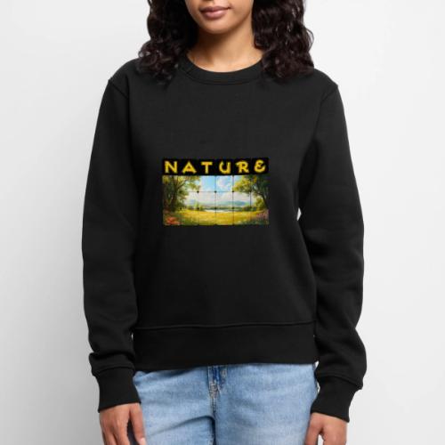 Nature: Summer Fields - Women's Premium Slim Fit Sweatshirt