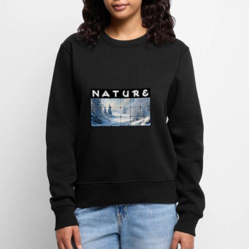 Nature: Frozen Horizon - Women's Premium Slim Fit Sweatshirt