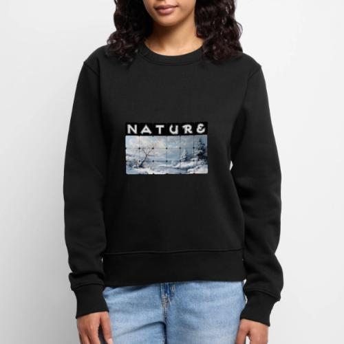 Nature: Winter Embrace - Women's Premium Slim Fit Sweatshirt