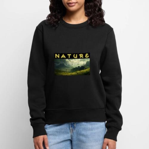 Nature: Verdant Peaks - Women's Premium Slim Fit Sweatshirt